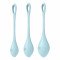 Набір йоні намистин Satisfyer Yoni Power 2 Light Blue, диаметр 2-2,5-3см, вес 22-44-73гр