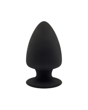 Анальна пробка SilexD (Model 1 size M) двошарова, силікон + Silexpan, діаметр 6,2 см
