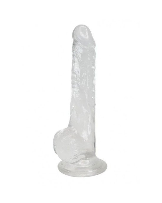 Прозорий фалоімітатор Alive Jelly Dildo Lusty, ТПЕ, присоска, діаметр 3,2см, довжина 18см Прозорий фалоімітатор Alive Jelly Dildo Lusty, ТПЕ, присоска, діаметр 3,2см, довжина 18см