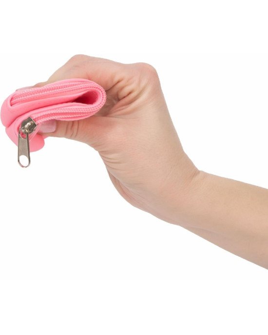 Сумка для зберігання секс-іграшок PowerBullet - Silicone Storage Zippered Bag Pink