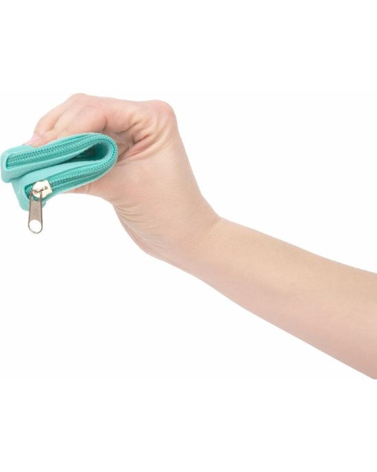 Сумка для зберігання секс-іграшок PowerBullet - Silicone Storage Zippered Bag Teal Сумка для зберігання секс-іграшок PowerBullet - Silicone Storage Zippered Bag Teal