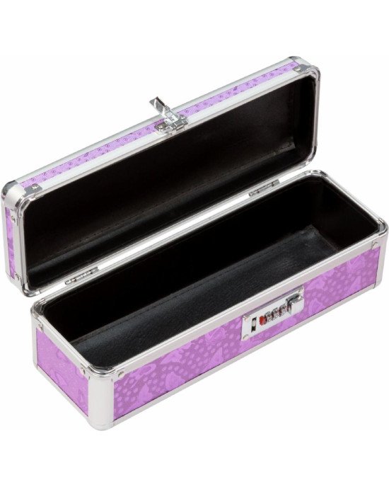 Кейс для зберігання секс-іграшок BMS Factory - The Toy Chest Lokable Vibrator Case Purple з кодовим Кейс для зберігання секс-іграшок BMS Factory - The Toy Chest Lokable Vibrator Case Purple з кодовим