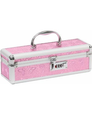 Кейс для зберігання секс-іграшок BMS Factory - The Toy Chest Lokable Vibrator Case Pink з кодовим за Кейс для зберігання секс-іграшок BMS Factory - The Toy Chest Lokable Vibrator Case Pink з кодовим за