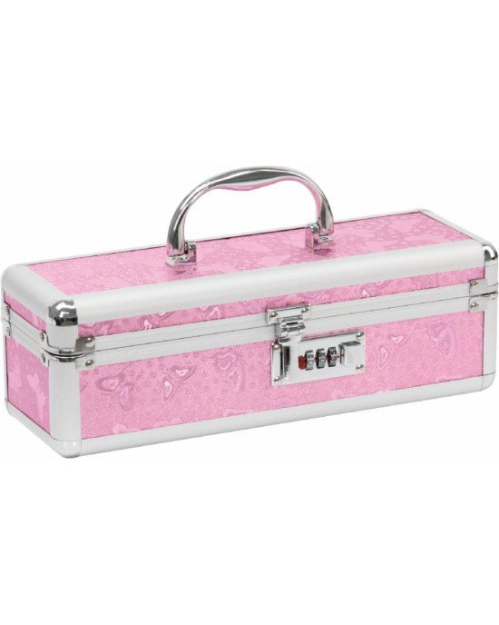 Кейс для зберігання секс-іграшок BMS Factory - The Toy Chest Lokable Vibrator Case Pink з кодовим за Кейс для зберігання секс-іграшок BMS Factory - The Toy Chest Lokable Vibrator Case Pink з кодовим за