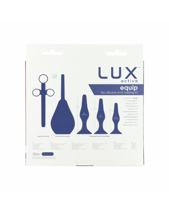Набір анальних іграшок для новачків Lux Active – Equip – Silicone Anal Training Kit Набір анальних іграшок для новачків Lux Active – Equip – Silicone Anal Training Kit