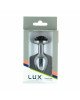 Металева анальна пробка Lux Active з трояндою - Rose Anal Plug - Black, віброкуля в подарунок Металева анальна пробка Lux Active з трояндою - Rose Anal Plug - Black, віброкуля в подарунок