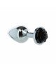 Металева анальна пробка Lux Active з трояндою - Rose Anal Plug - Black, віброкуля в подарунок Металева анальна пробка Lux Active з трояндою - Rose Anal Plug - Black, віброкуля в подарунок
