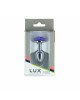 Металева анальна пробка Lux Active з трояндою - Rose Anal Plug - Purple, віброкуля в подарунок Металева анальна пробка Lux Active з трояндою - Rose Anal Plug - Purple, віброкуля в подарунок