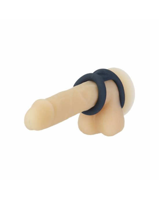 Подвійне ерекційне кільце LUX Active – Tug – Versatile Silicone Cock Ring Подвійне ерекційне кільце LUX Active – Tug – Versatile Silicone Cock Ring