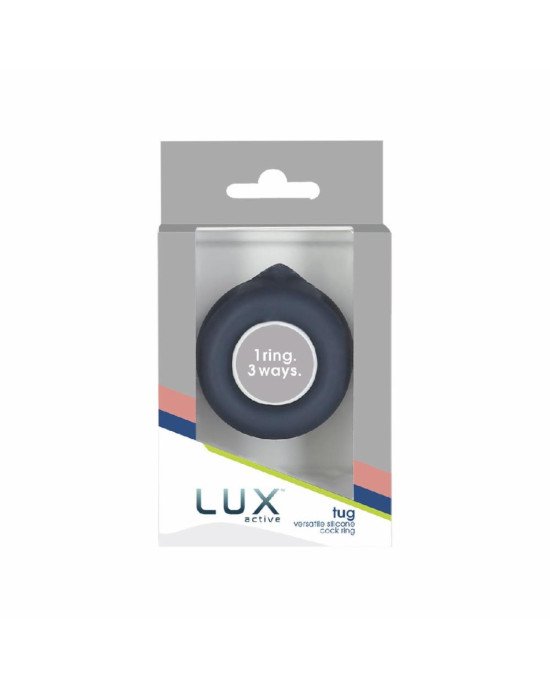 Подвійне ерекційне кільце LUX Active – Tug – Versatile Silicone Cock Ring Подвійне ерекційне кільце LUX Active – Tug – Versatile Silicone Cock Ring