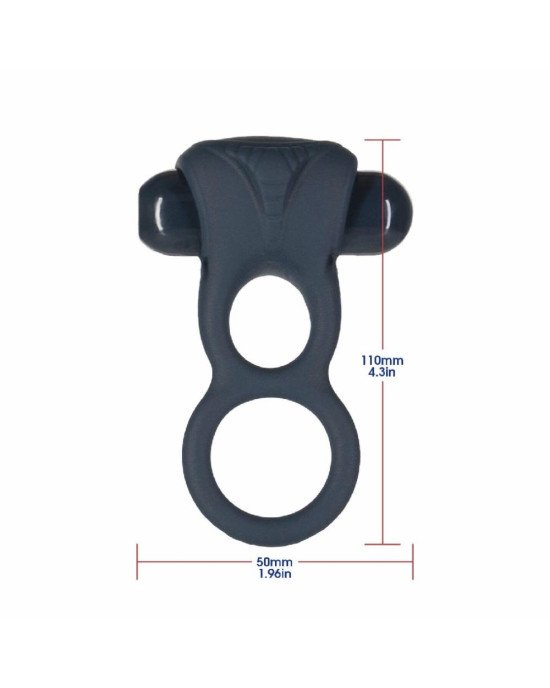 Подвійне ерекційне кільце з вібрацією Lux Active-Triad - Vibrating Dual Cock Ring, пульт ДК Подвійне ерекційне кільце з вібрацією Lux Active-Triad - Vibrating Dual Cock Ring, пульт ДК