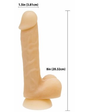 Фалоімітатор із пам’яттю форми, на присосці ADDICTION — DAVID 8″ Silicone Dong, віброкуля в подаруно Фалоімітатор із пам’яттю форми, на присосці ADDICTION — DAVID 8″ Silicone Dong, віброкуля в подаруно