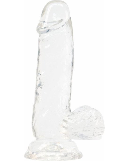 Прозорий фалоімітатор на присосці ADDICTION — Clear Dildo with Balls 6″, віброкуля в подарунок Прозорий фалоімітатор на присосці ADDICTION — Clear Dildo with Balls 6″, віброкуля в подарунок