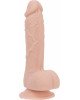 Реалістичний фалоімітатор на присосці ADDICTION — Mark 7,5″ Dildo With Balls, Beige