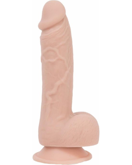 Реалістичний фалоімітатор на присосці ADDICTION — Mark 7,5″ Dildo With Balls, Beige