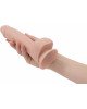 Реалістичний фалоімітатор на присосці ADDICTION — Mark 7,5″ Dildo With Balls, Beige