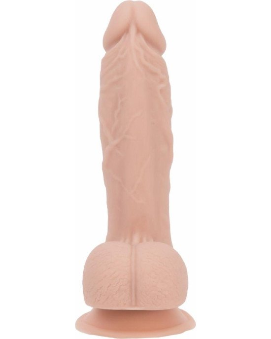 Реалістичний фалоімітатор на присосці ADDICTION — Mark 7,5″ Dildo With Balls, Beige
