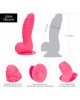 Ребристий фалоімітатор на присосці ADDICTION — Tom 7″ Dildo With Balls — Pink, віброкуля в подарунок Ребристий фалоімітатор на присосці ADDICTION — Tom 7″ Dildo With Balls — Pink, віброкуля в подарунок