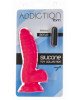 Ребристий фалоімітатор на присосці ADDICTION — Tom 7″ Dildo With Balls — Pink, віброкуля в подарунок Ребристий фалоімітатор на присосці ADDICTION — Tom 7″ Dildo With Balls — Pink, віброкуля в подарунок