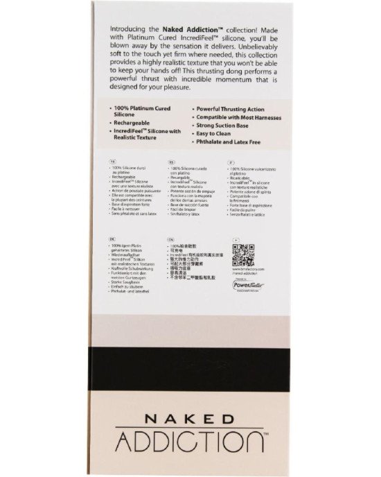Фалоімітатор з пульсацією Naked ADDICTION Dominic 9″, пульт ДК, діаметр 4,2 см Фалоімітатор з пульсацією Naked ADDICTION Dominic 9″, пульт ДК, діаметр 4,2 см
