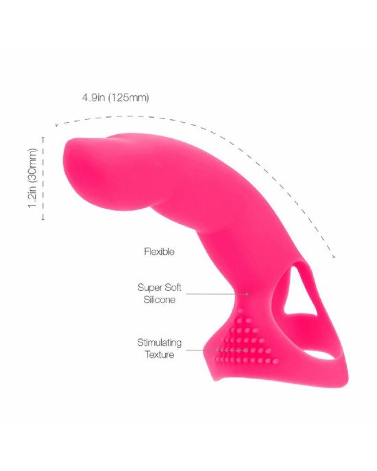 Насадка на палець Simple&True Extra Touch Finger Dong Pink Насадка на палець Simple&True Extra Touch Finger Dong Pink