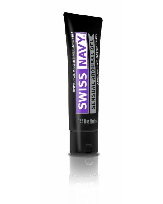 Збуджувальний лубрикант на водно-силіконовій основі Swiss Navy Sensual Arousal Gel 10 мл Збуджувальний лубрикант на водно-силіконовій основі Swiss Navy Sensual Arousal Gel 10 мл