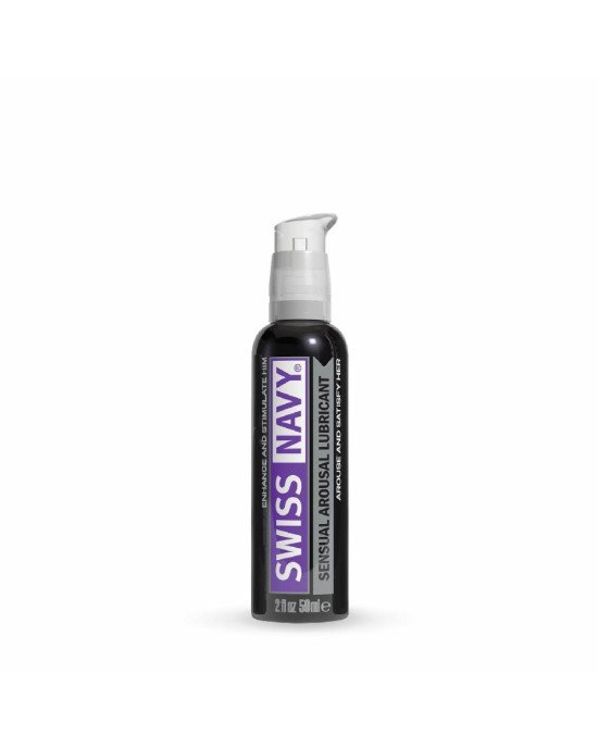 Збуджувальний лубрикант на водно-силіконовій основі Swiss Navy Sensual Arousal Gel 59 мл Збуджувальний лубрикант на водно-силіконовій основі Swiss Navy Sensual Arousal Gel 59 мл