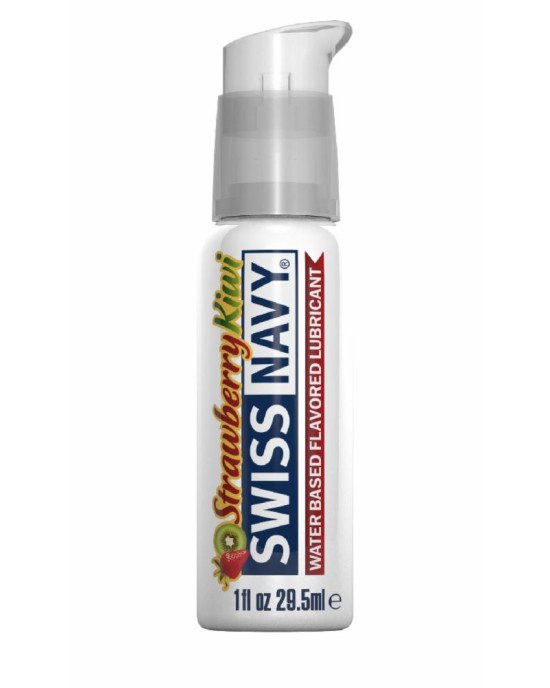 Лубрикант на водній основі Swiss Navy Strawberry Kiwi 29,5 мл Лубрикант на водній основі Swiss Navy Strawberry Kiwi 29,5 мл