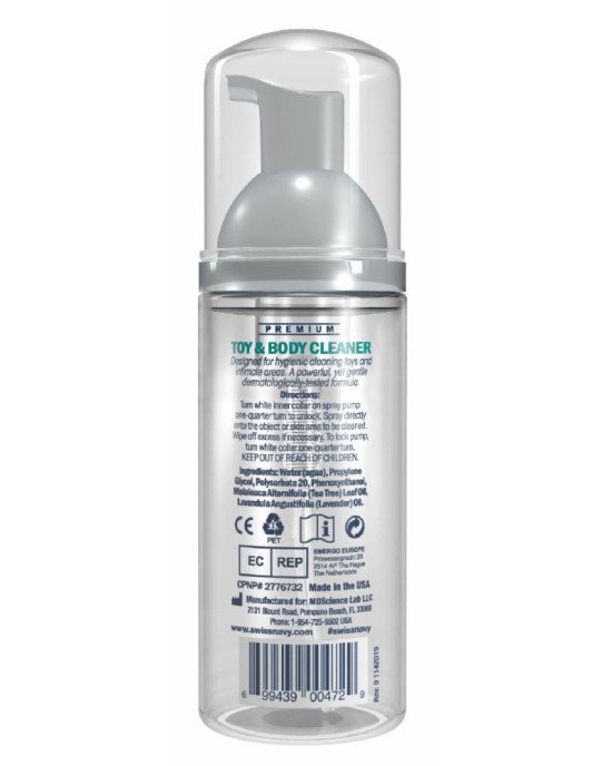 Пінка для чищення Swiss Navy Toy & Body Cleaner 47 мл Пінка для чищення Swiss Navy Toy & Body Cleaner 47 мл