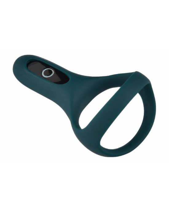 Подвійне ерекційне кільце Fun Town Rise Turquoise, керування зі смартфона Подвійне ерекційне кільце Fun Town Rise Turquoise, керування зі смартфона