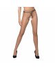 Тілесні колготки з відкритим доступом, контрастна лінія TIOPEN 010 beige 1/2 (20 den) — Passion