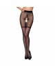 Колготки з відкритим доступом, контрастні шортики TIOPEN 011 beige 5 (20 den) — Passion