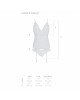 Корсет із пажами, трусики з ажурним декором та відкритим кроком Ursula Corset white S/M — Passion Корсет із пажами, трусики з ажурним декором та відкритим кроком Ursula Corset white S/M — Passion