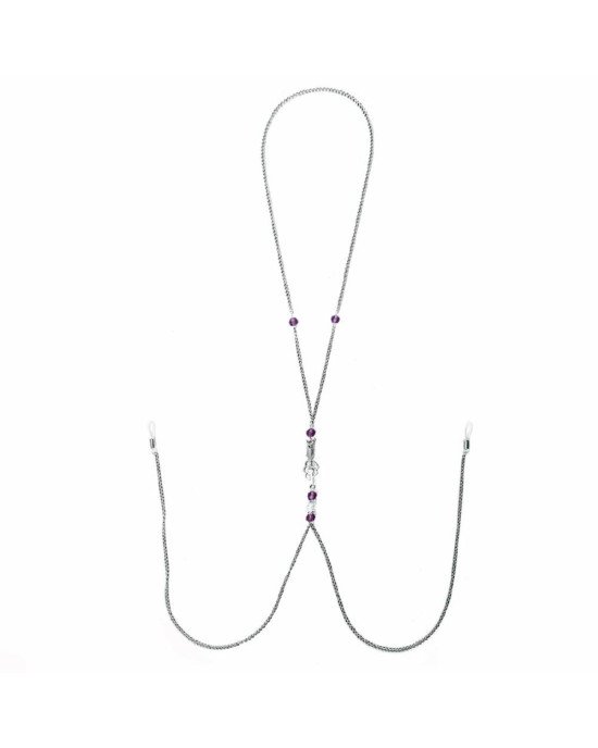 Прикраса для сосків Art of Sex - Nipple Clamps Arrow, колір фіолетовий Прикраса для сосків Art of Sex - Nipple Clamps Arrow, колір фіолетовий