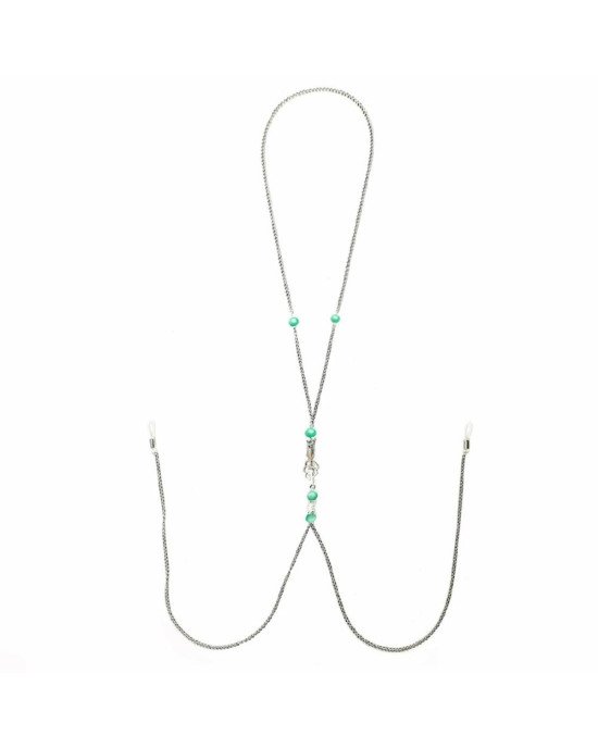 Прикраса для сосків Art of Sex - Nipple Clamps Arrow, колір м'ятний Прикраса для сосків Art of Sex - Nipple Clamps Arrow, колір м'ятний