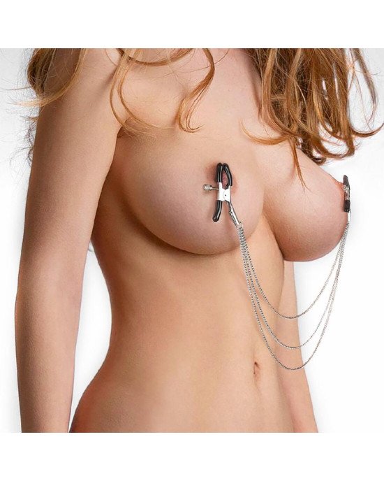 Затискач для сосків Art of Sex - Nipple Jewerlry Three Chains Затискач для сосків Art of Sex - Nipple Jewerlry Three Chains