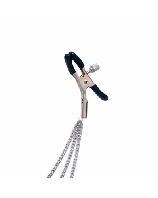 Затискач для сосків Art of Sex - Nipple Jewerlry Three Chains Затискач для сосків Art of Sex - Nipple Jewerlry Three Chains
