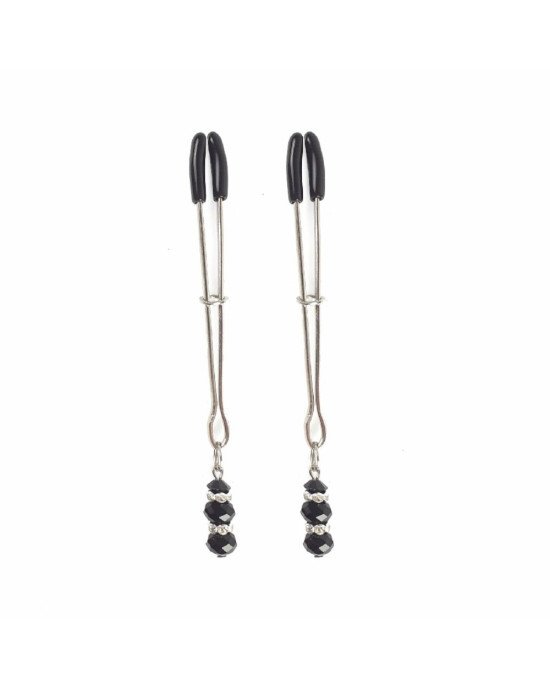 Затискач для сосків Art of Sex - Nipple Clamps Lovely Black Затискач для сосків Art of Sex - Nipple Clamps Lovely Black
