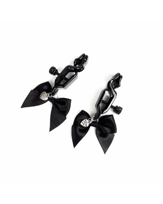 Затискач для сосків Art of Sex - Nipple clamps Black Bow Затискач для сосків Art of Sex - Nipple clamps Black Bow