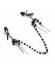 Затискач для сосків Art of Sex - Nipple clamps Afina Black Затискач для сосків Art of Sex - Nipple clamps Afina Black