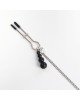 Затискач для сосків та клітора Art of Sex - Nipple and clit clamps Black Pearl