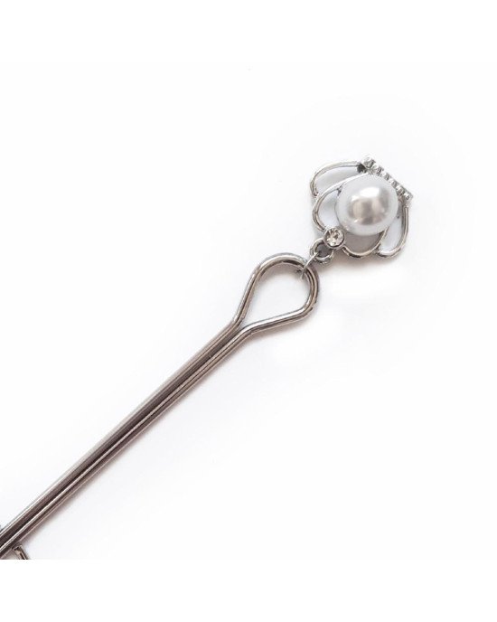 Затискач для клітора Art of Sex - Clit Clamp Royal Pearls Затискач для клітора Art of Sex - Clit Clamp Royal Pearls