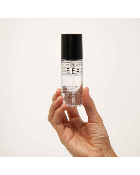 Розігрівальна їстівна масажна олія Bijoux Indiscrets Slow Sex Warming massage oil Розігрівальна їстівна масажна олія Bijoux Indiscrets Slow Sex Warming massage oil