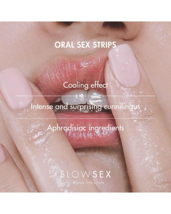 Смужки для орального сексу Bijoux Indiscrets Slow Sex Oral sex strips Смужки для орального сексу Bijoux Indiscrets Slow Sex Oral sex strips