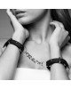 Наручники з екошкіри Bijoux Indiscrets Maze – Thin Handcuffs Black