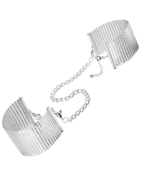 Наручники Bijoux Indiscrets Desir Metallique Handcuffs - Silver, металеві, стильні браслети Наручники Bijoux Indiscrets Desir Metallique Handcuffs - Silver, металеві, стильні браслети