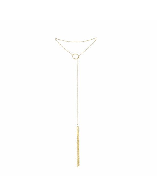 Ланцюжок для тіла Bijoux Indiscrets Magnifique Tickler Pendant Chain — Gold Ланцюжок для тіла Bijoux Indiscrets Magnifique Tickler Pendant Chain — Gold