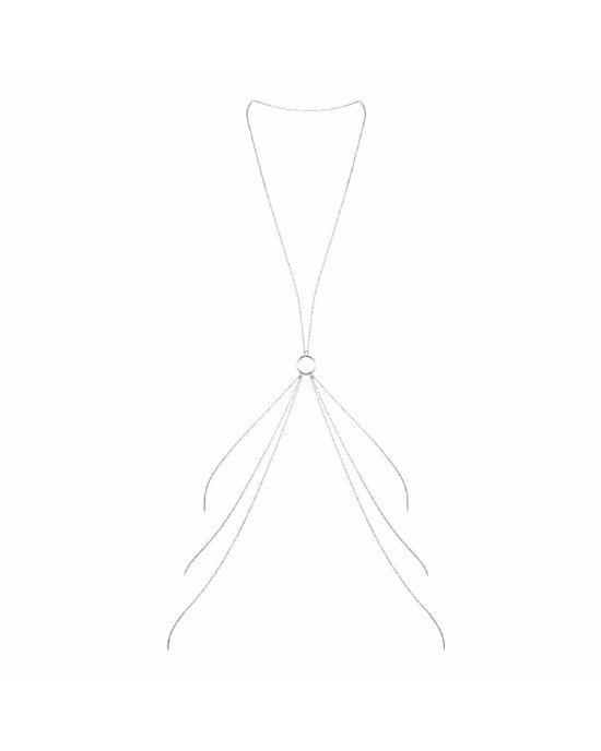 Ланцюжок для тіла Bijoux Indiscrets Magnifique 8 Body Chain — Silver Ланцюжок для тіла Bijoux Indiscrets Magnifique 8 Body Chain — Silver