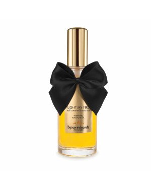 Розігрівальна олія Bijoux Indiscrets Light my Fire – Caramel&Sea salt