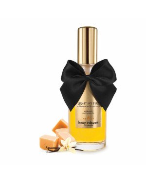 Розігрівальна олія Bijoux Indiscrets Light my Fire – Caramel&Sea salt